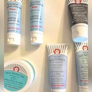 First Aid Beauty - FAB bundle -lotion, primer face and body products